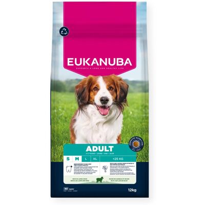 EUKANUBA Adult Small/Medium Rich in lamb & rice - sucha karma dla psa - 12kg EUKANUBA Adult Small/Medium Rich in lamb & rice - sucha karma dla psa - 12kg