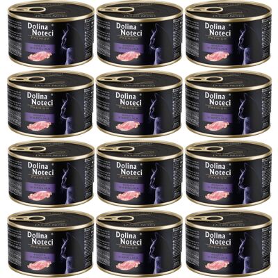 DOLINA NOTECI Premium Bogata w królika - mokra karma dla kota - 12x185g DOLINA NOTECI Premium Bogata w królika - mokra karma dla kota - 12x185g