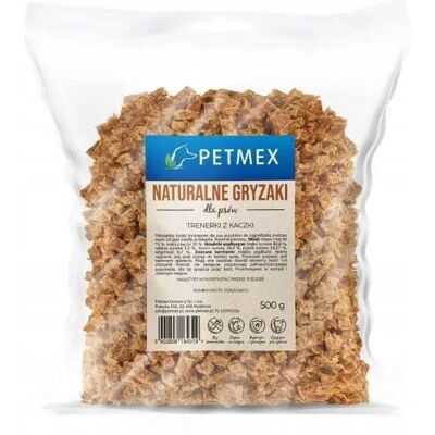 PETMEX Trenerki mięsne z kaczki - przysmak dla psa - 500g PETMEX Trenerki mięsne z kaczki - przysmak dla psa - 500g