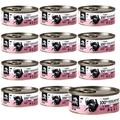 3COTY Indyk - mokra karma dla kota - 12x80g 3COTY Indyk - mokra karma dla kota - 12x80g