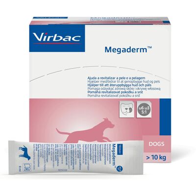 Virbac Megaderm - Wsparcie skóry i sierści dla psów - 28 saszetek Virbac Megaderm - Wsparcie skóry i sierści dla psów - 28 saszetek