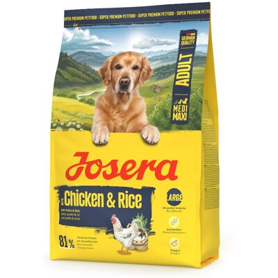 JOSERA Medi/Maxi Chicken & Rice - sucha karma dla psa - 3kg JOSERA Medi/Maxi Chicken & Rice - sucha karma dla psa - 3kg