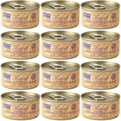 Fish4Cats Finest - Sardin og reke 70 g - 70 g - Sardin og reke - Cat Wet Food Fish4Cats Finest - Sardin og reke 70 g - 70 g - Sardin og reke - Cat Wet Food