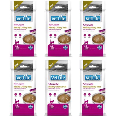 FARMINA Vet Life Cat Struvite Creamy treat with Chicken & Tuna box – przysmak dla kota – 6x(4x15g) FARMINA Vet Life Cat Struvite Creamy treat with Chicken & Tuna box – przysmak dla kota – 6x(4x15g)