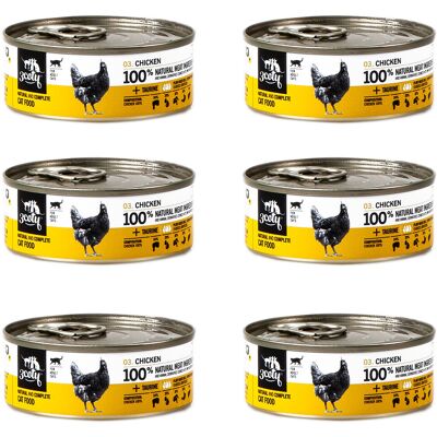 3COTY Kurczak - mokra karma dla kota - 6x80g 3COTY Kurczak - mokra karma dla kota - 6x80g