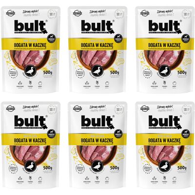 BULT Bogata w kaczkę - mokra karma dla psa - 6x500g BULT Bogata w kaczkę - mokra karma dla psa - 6x500g