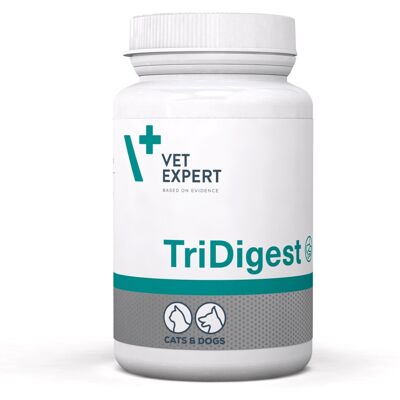 Vetexpert Tridigest - Wspomaganie trawienia dla psów i kotów - 40 tabletek Vetexpert Tridigest - Wspomaganie trawienia dla psów i kotów - 40 tabletek