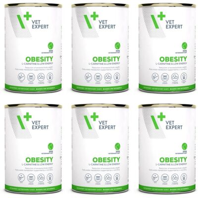 VETEXPERT Veterinary Diet Obesity Dog - mokra karma dla psa - 6x400g VETEXPERT Veterinary Diet Obesity Dog - mokra karma dla psa - 6x400g