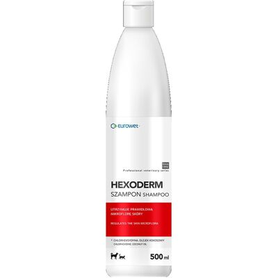 EUROWET Hexoderm - szampon dla psa i kota - 500ml EUROWET Hexoderm - szampon dla psa i kota - 500ml