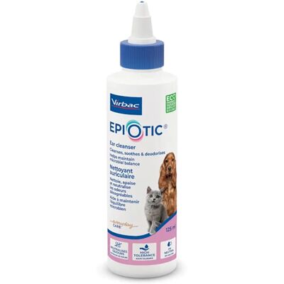 VIRBAC Epiotic Oczyszczacz uszu - Koty i Psy - 125ml VIRBAC Epiotic Oczyszczacz uszu - Koty i Psy - 125ml