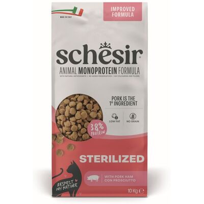 SCHESIR Animal Mono Protein Formula Sterilized szynka wieprzowa – sucha karma dla kota – 10 kg SCHESIR Animal Mono Protein Formula Sterilized szynka wieprzowa – sucha karma dla kota – 10 kg