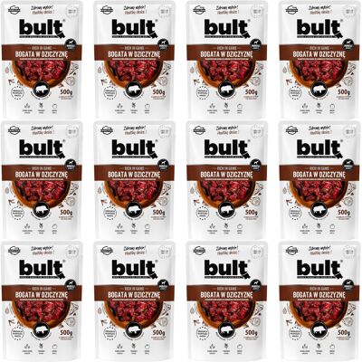 BULT Bogata w dziczyznę - mokra karma dla psa - 12x500g BULT Bogata w dziczyznę - mokra karma dla psa - 12x500g