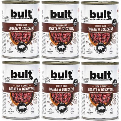 BULT Bogata w dziczyznę - mokra karma dla psa - 6x800 g BULT Bogata w dziczyznę - mokra karma dla psa - 6x800 g