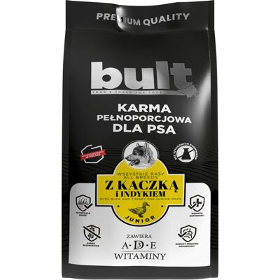 BULT Szczenię Kaczka z indykiem - sucha karma dla psa - 3kg BULT Szczenię Kaczka z indykiem - sucha karma dla psa - 3kg