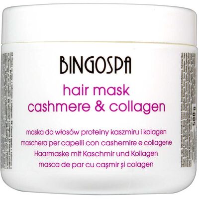 Maska do włosów z proteinami kaszmiru i kolagenem BINGOSPA Maska do włosów z proteinami kaszmiru i kolagenem BINGOSPA