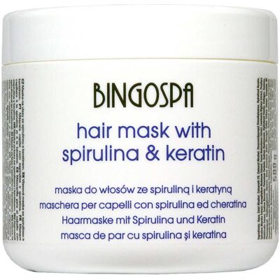 Maska do włosów ze spiruliną i keratyną BINGOSPA Maska do włosów ze spiruliną i keratyną BINGOSPA