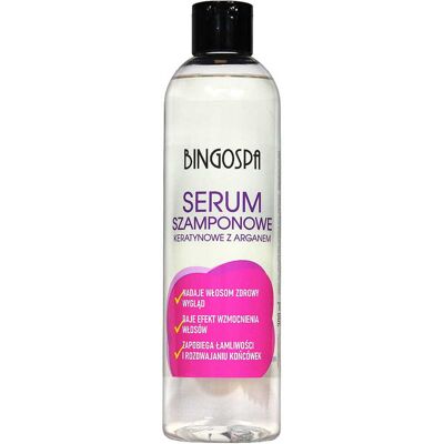 Serum szamponowe keratynowe z arganem 300 ml BINGOSPA Serum szamponowe keratynowe z arganem 300 ml BINGOSPA