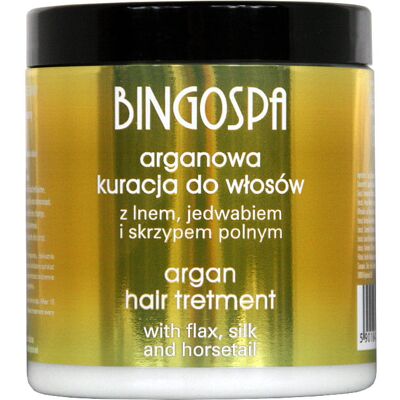 BINGO SPA - Arganowa Kuracja Do Włosów Z Lnem - Zabieg na włosy BINGO SPA - Arganowa Kuracja Do Włosów Z Lnem - Zabieg na włosy