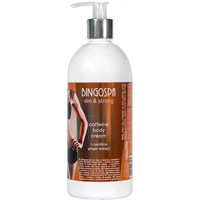 BingoSpa balsam do ciała - Kofeina, L-karnityna, Imbir - 500ml BingoSpa balsam do ciała - Kofeina, L-karnityna, Imbir - 500ml