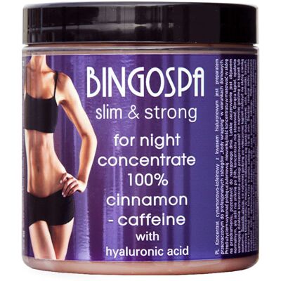 CELLULIT STOP Koncentrat na noc cynamonowo-kofeinowy z kwasem hialuronowym BINGOSPA slim & strong CELLULIT STOP Koncentrat na noc cynamonowo-kofeinowy z kwasem hialuronowym BINGOSPA slim & strong
