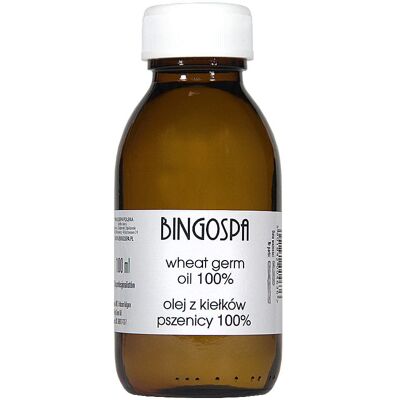 Olej z kiełków pszenicy 100% (Surowiec Kosmetyczny) BINGOSPA 100 ml Olej z kiełków pszenicy 100% (Surowiec Kosmetyczny) BINGOSPA 100 ml