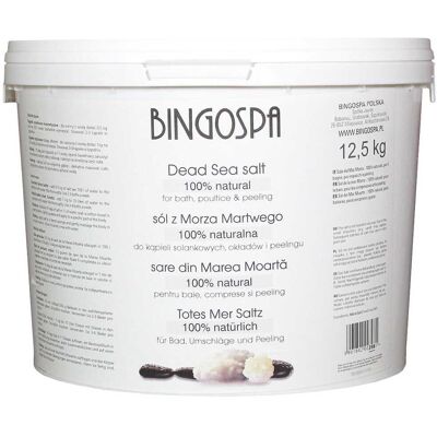 100% naturalna sól z Morza Martwego 12,5 kg BINGOSPA 100% naturalna sól z Morza Martwego 12,5 kg BINGOSPA