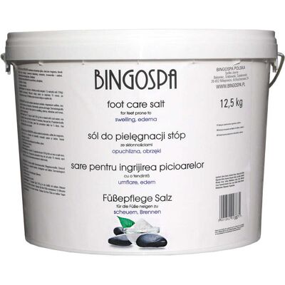 BINGOSPA Sól do stóp ze skłonnościami do opuchlizny 12,5 kg BINGOSPA Sól do stóp ze skłonnościami do opuchlizny 12,5 kg