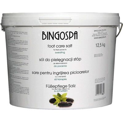 Sól do stóp ze skłonnościami do pocenia 12,5 kg BINGOSPA Sól do stóp ze skłonnościami do pocenia 12,5 kg BINGOSPA