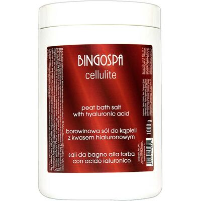 Sól borowinowa z kwasem hialuronowym BINGOSPA cellulite Sól borowinowa z kwasem hialuronowym BINGOSPA cellulite