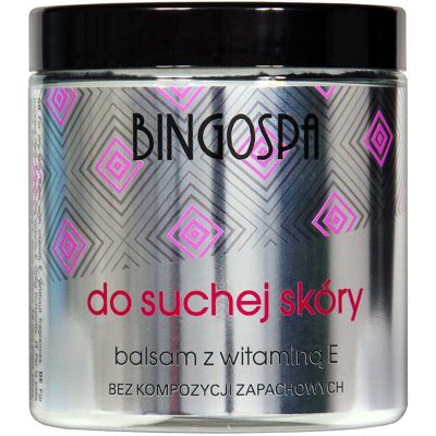 BINGOSPA Do suchej skóry dłoni - łokci - kolan - stóp balsam z witaminą E - bez zapachu 250 g BINGOSPA Do suchej skóry dłoni - łokci - kolan - stóp balsam z witaminą E - bez zapachu 250 g