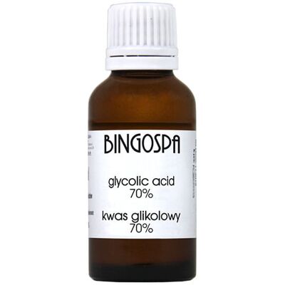 Kwas glikolowy 70% ph 0,1 BINGOSPA 30 ml Kwas glikolowy 70% ph 0,1 BINGOSPA 30 ml