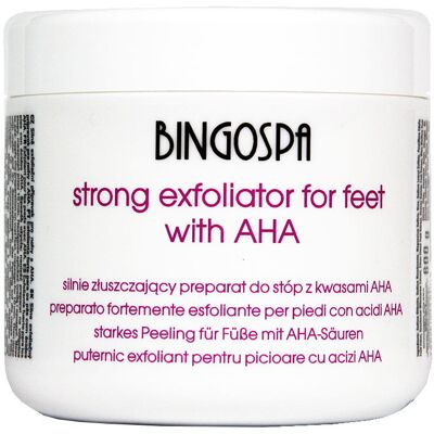Peeling do stóp BingoSpa - 600g, kwasy AHA, Nawilżające, Profesjonalne Peeling do stóp BingoSpa - 600g, kwasy AHA, Nawilżające, Profesjonalne