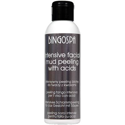 Intensywny peeling błotny do twarzy z kwasami BINGOSPA Intensywny peeling błotny do twarzy z kwasami BINGOSPA