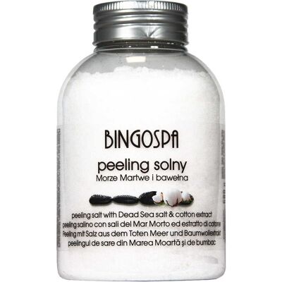 Peeling solny z solą z Morza Martwego i ekstraktem z bawełny BINGOSPA Peeling solny z solą z Morza Martwego i ekstraktem z bawełny BINGOSPA