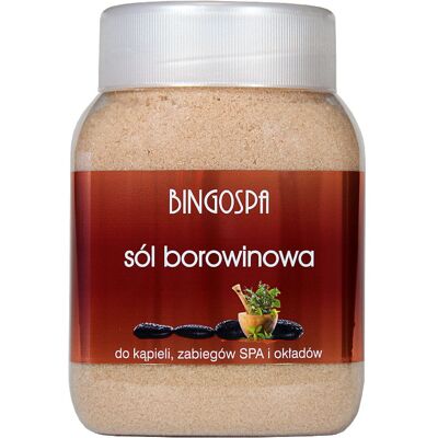Sól torfowa BINGOSPA do kąpieli i okładów - 1350g Sól torfowa BINGOSPA do kąpieli i okładów - 1350g
