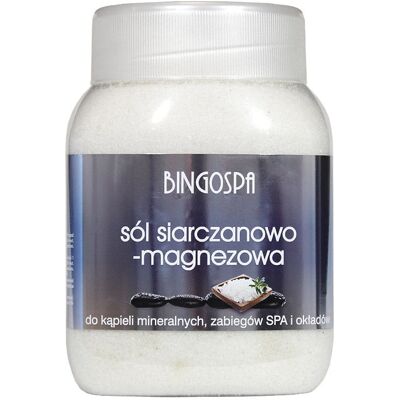 Sól siarczanowo-magnezowa do kąpieli mineralnych, okładów i peelingu BINGOSPA Sól siarczanowo-magnezowa do kąpieli mineralnych, okładów i peelingu BINGOSPA