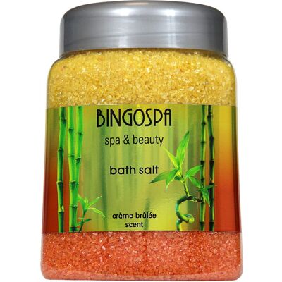 Sól do kąpieli o zapachu crème brûlée BINGOSPA spa & beauty Sól do kąpieli o zapachu crème brûlée BINGOSPA spa & beauty
