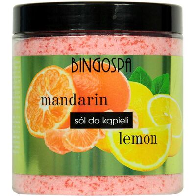 Mandarin & Lemon Sól do kąpieli 900 g BINGOSPA Mandarin & Lemon Sól do kąpieli 900 g BINGOSPA