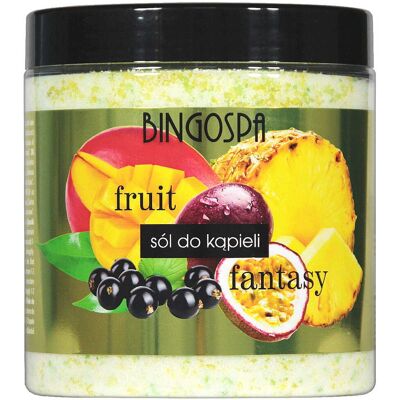 Fruit Fantasy sól do kąpieli 900 g BINGOSPA Fruit Fantasy sól do kąpieli 900 g BINGOSPA