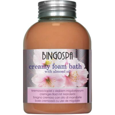 BINGOSPA Kremowa kąpiel z olejkiem migdałowym 500 ml BINGOSPA Kremowa kąpiel z olejkiem migdałowym 500 ml