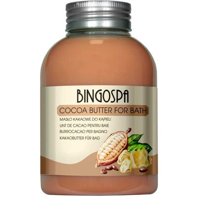 BINGOSPA Masło kakaowe do kąpieli 500 ml BINGOSPA Masło kakaowe do kąpieli 500 ml