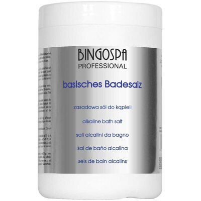 Zasadowa sól do kąpieli 1000 g BINGOSPA Professional Zasadowa sól do kąpieli 1000 g BINGOSPA Professional
