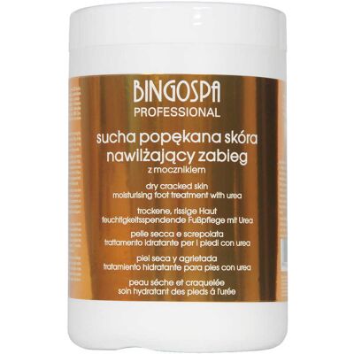 SUCHA POPĘKANA SKÓRA Nawilżający zabieg na stopy z mocznikiem 1000 g BINGOSPA Professional SUCHA POPĘKANA SKÓRA Nawilżający zabieg na stopy z mocznikiem 1000 g BINGOSPA Professional