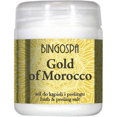 Gold of Morocco Sól do kąpieli i peelingu 550 g BINGOSPA Gold of Morocco Sól do kąpieli i peelingu 550 g BINGOSPA