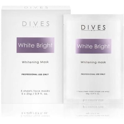 Dives med. White Bright Mask - maska depigmentująca 5szt Dives med. White Bright Mask - maska depigmentująca 5szt
