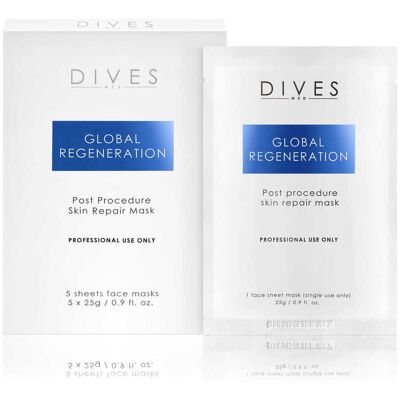 Dives med. Global Regeneration Mask - maska naprawcza 5szt. Dives med. Global Regeneration Mask - maska naprawcza 5szt.