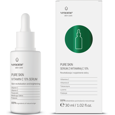 Venome Pure Skin - serum z witaminą C 10% 30ml Venome Pure Skin - serum z witaminą C 10% 30ml