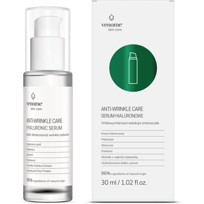 Venome Anti-Wrinkle Care - serum hialuronowe 30ml Venome Anti-Wrinkle Care - serum hialuronowe 30ml