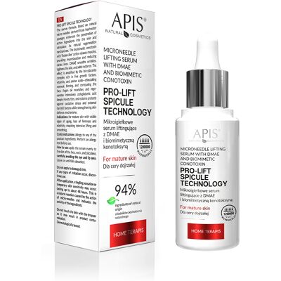 APIS PRO-LIFT SPICULE TECHNOLOGY Home TerApis Mikroigiełkowe serum liftingujące z DMAE i biomimetyczną konotoksyną 30 ml APIS PRO-LIFT SPICULE TECHNOLOGY Home TerApis Mikroigiełkowe serum liftingujące z DMAE i biomimetyczną konotoksyną 30 ml