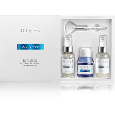 DIVES MED - SET Lactic Peel - liftingujący kwas mlekowy + DMAE 50ml DIVES MED - SET Lactic Peel - liftingujący kwas mlekowy + DMAE 50ml
